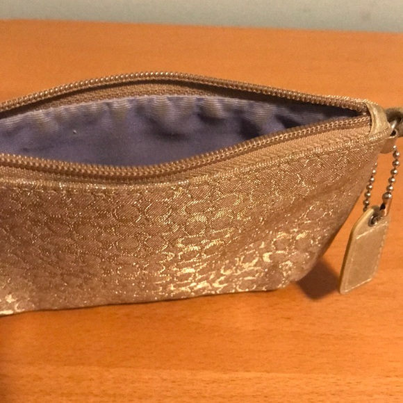 Coach Gold Wristlet - Picture 5 of 5